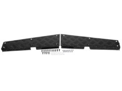 Terrafirma Rear Body Corner Protector For Defender 110 83-07 Black Chequer Plate