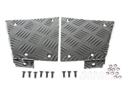 Terrafirma 3mm Black Chequer Plate Rear Body Corner Protector For Defender 90 TF8207