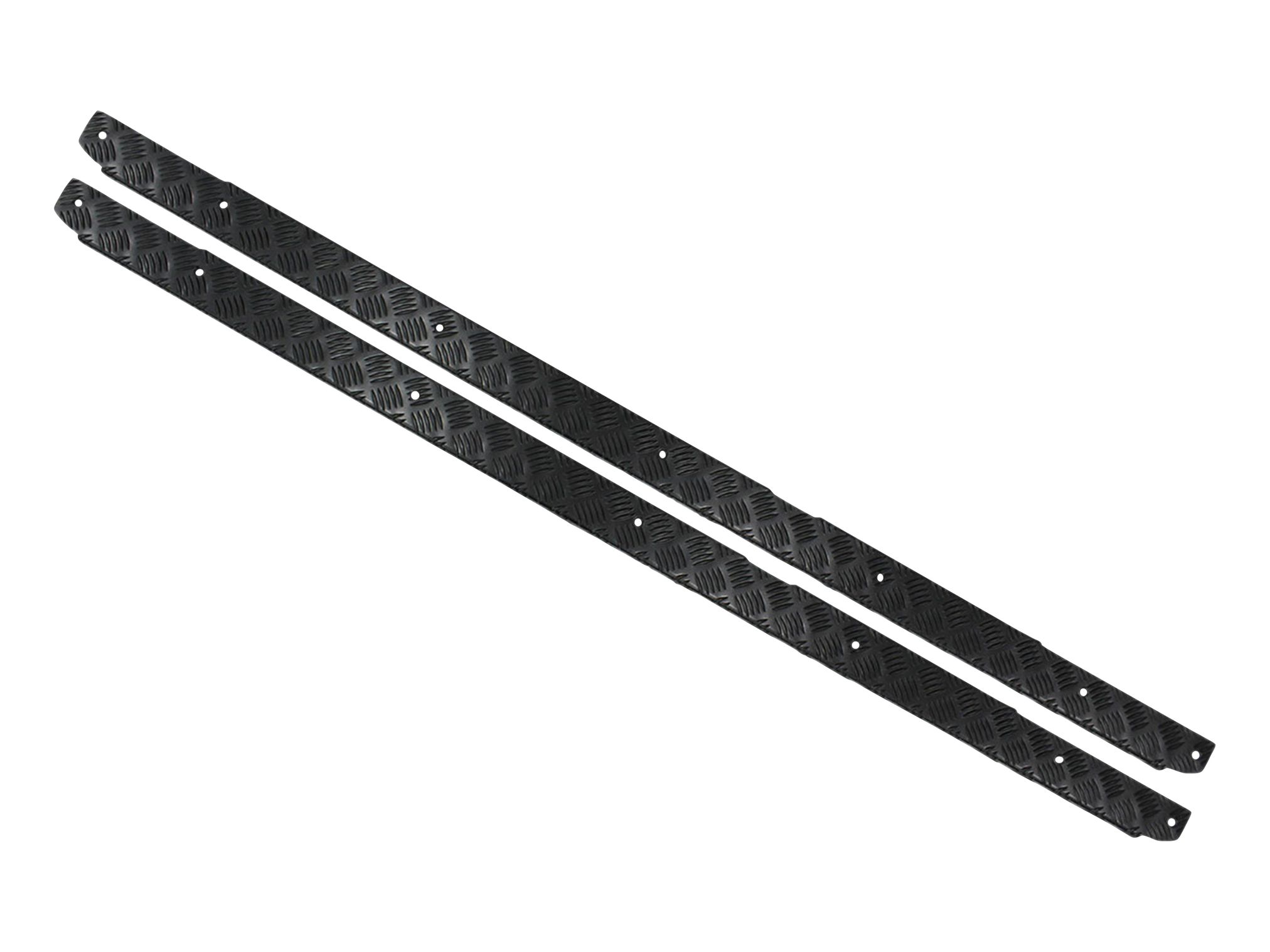 Terrafirma Black Chequer Plate Side Sill Protectors For Defender 110 Station Wagon & Utility - Image 2