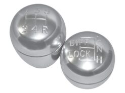 ALUMINIUM GEAR KNOB AND TRANSFER KNOB SET FOR DEFENDER R380
