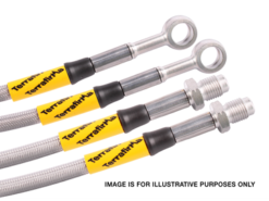 Stainless Steel Brake Hoses - Plus 2" (6 Line Kit)