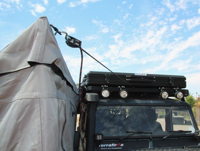 Terrafirma 180 Degree 2.0m Terradactyl awning with LED Lighting TF1716 - Image 4