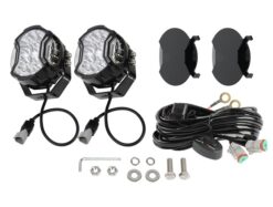 Terrafirma 3” LED Combination Driving Lights Pair With Wiring Harness and Switch TF7701